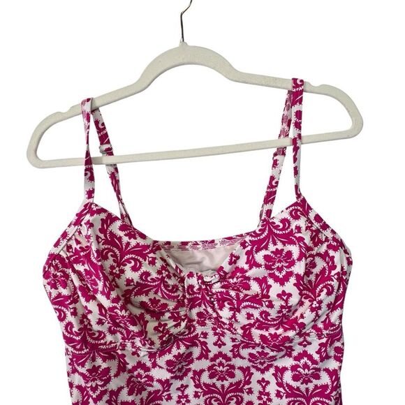 Lands' End  High Neck Underwire Tankini Size 14 underwire - Picture 2 of 11